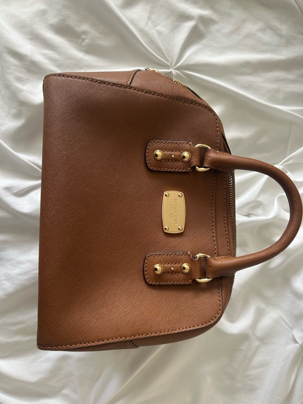 Micheal kors Brown Leather Tote Handbag